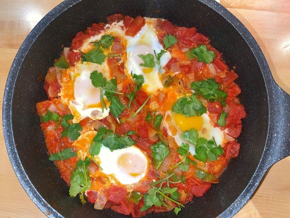 Defined Tunisian-Style Shakshuka