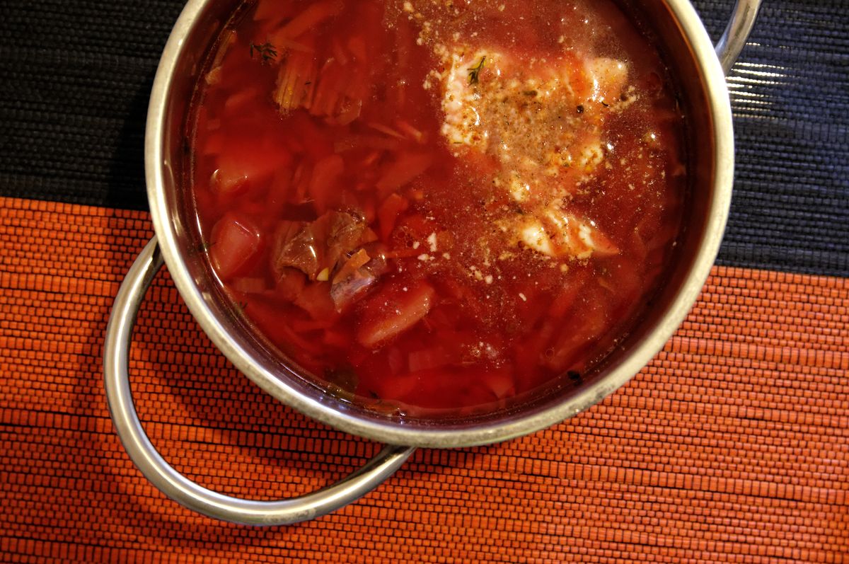 Golden Ruby Ukrainian Borscht